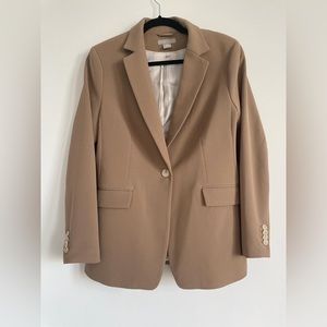 H&M beige womans dress jacket blazer